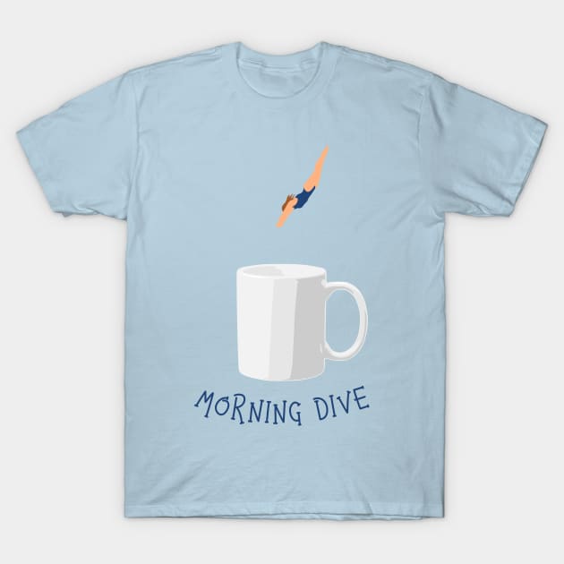 Morning Dive T-Shirt by jintetsu